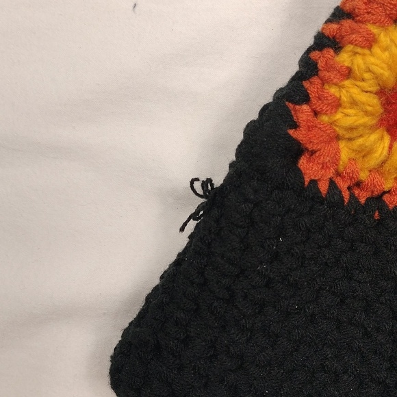 Crochet Bucket Hat Handmade with Colorful Stitching - Picture 4 of 9